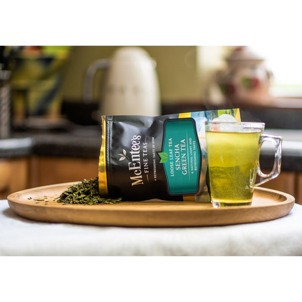 Sencha Green Tea Twin Pack 2 x 130g (120 cups)  - McEntees Tea
