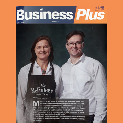 McEntee's Tea Featured in July Edition of Ireland's Business Plus Magazine