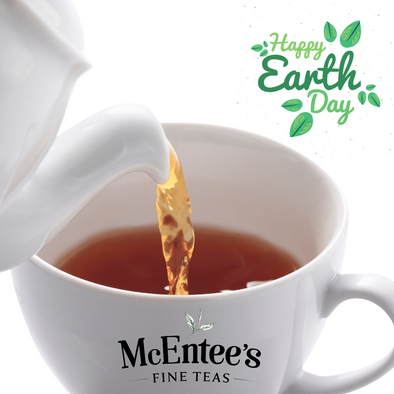 World earth Day - loose tea is 100% Biodegradable, switch from teabags today!