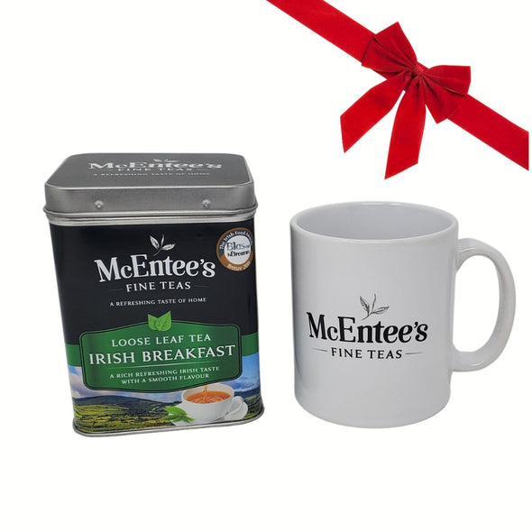 Ensemble tasse à thé et boîte à thé McEntee's - NOUVEAU !