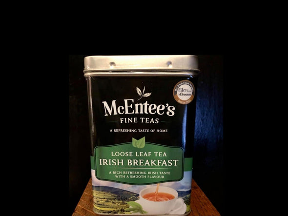 McEntee's Tea Loose Tea Irish Breakfast Tea 500g Tin Caddy