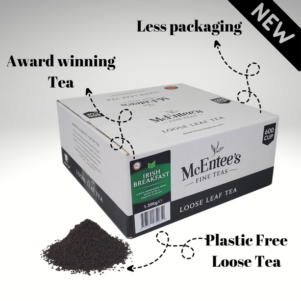 McEntees Irish Breakfast Blend Tea - 1.35 kg Catering Box