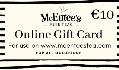 Tarjeta de regalo de té de McEntee's