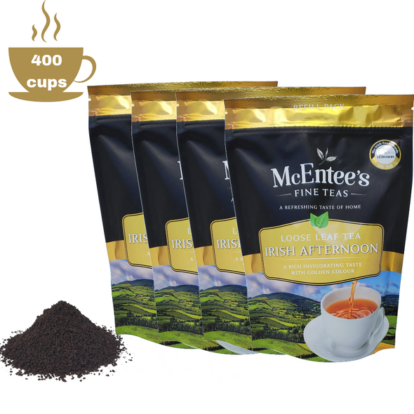 Afternoon Blend Irish Tea 4 pack 250g pouch, Loose Tea, Blended in Ireland