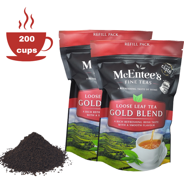 Gold Blend Irish Tea 250g Pouch x 2, Loose Tea, Blended in Ireland