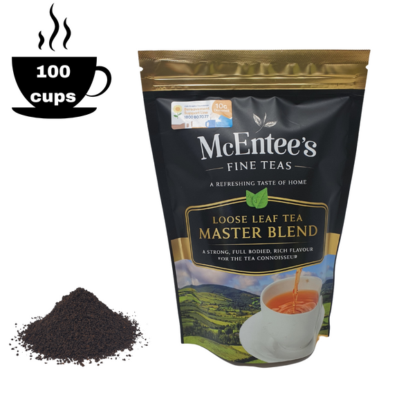 Master Blend Tea 250g, Loose Tea, Blended in Ireland. Donations to Irish Hospice.