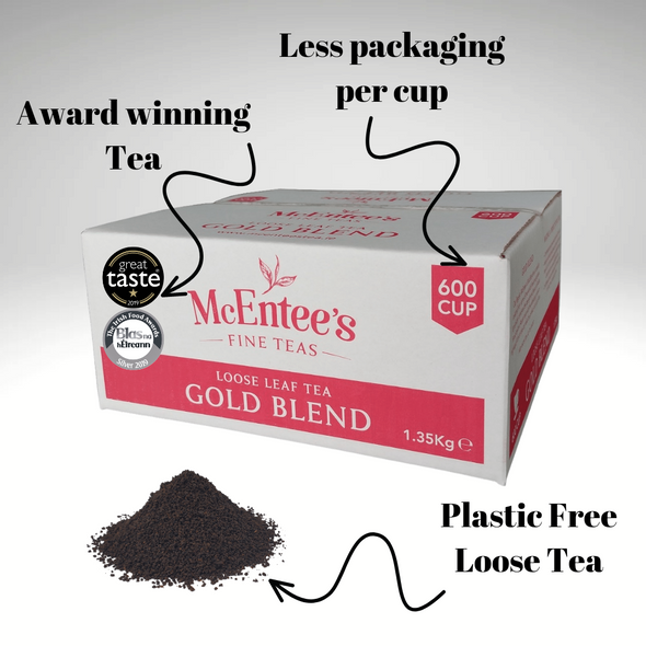 Gold Blend Tea 1.35Kg, loose tea, less packaging, Blended in Ireland