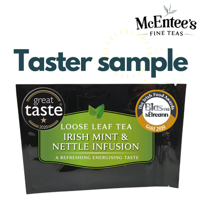 Infuso di menta irlandese e ortica 10g (confezione campione Assaggiatore) - McEntee's Tea
