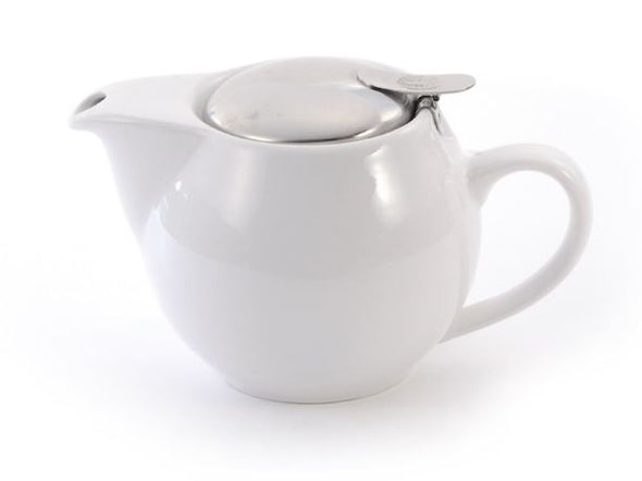 White Aran Teapot 500ml with filter